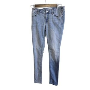 Bullhead Denim Co Blue Low Rise Skinniest Jeans Size 26